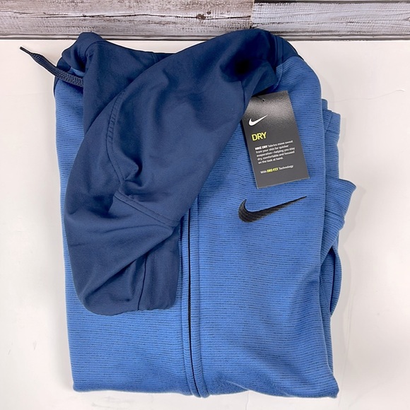 Men’s Nike Dry Full Zip Fleece Training Top - Picture 6 of 6